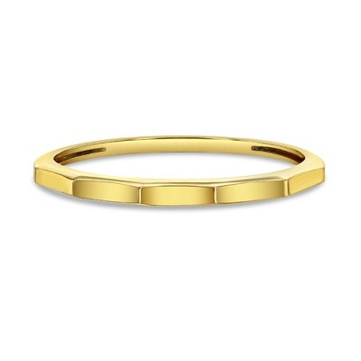 Structured Band 14k Gold Ring - In Season Jewelry