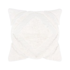 Santa Fe Cream Textured Pillow - Levtex Home - 1 of 3