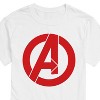 Men's - Marvel - Avengers A Logo Short Sleeve Graphic T-Shirt - 2 of 4