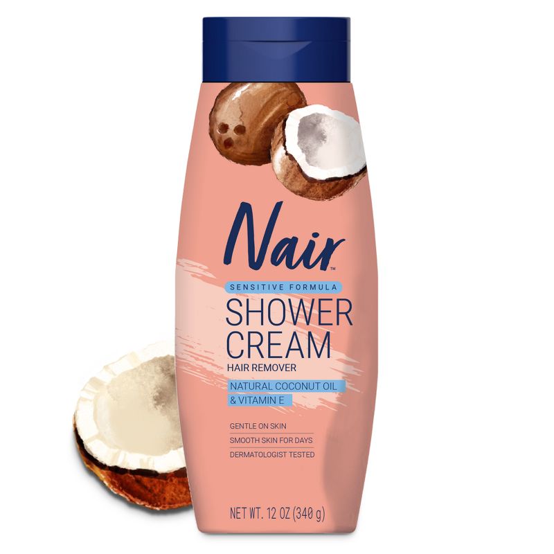 Nair Hair Removal Cream - Coconut Oil - 12oz, 1 of 10