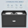 Gulches PawHut Dog Feeding Station with Storage Drawer - Elevated Bowls for Large Dogs - 4 of 4