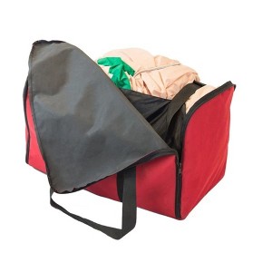 Northlight 23" Red and Black Inflatables Christmas Storage Bag - Fits Small to Extra Large Decorations - 1 of 4