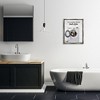 Stupell Industries Giraffes & Laundry Load Black Framed Floater Canvas Wall Art - 2 of 4