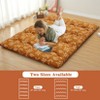 Floral Print Style Japanese Floor Mattress Indoor Living Room Bedroom Furniture, Tatami Mat Portable Floor Bed Roll Up Mattress for Camping Travel - 4 of 4