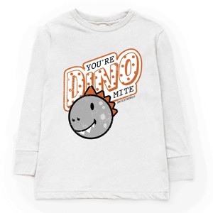 The Juniper Shop SmileyWorld You're Dino-Mite Youth Long Sleeve Tee - 1 of 4