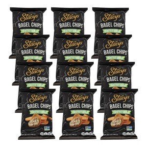 Stacy's Toasted Garlic Bagel Chips - Case of 12/7 oz - 1 of 4