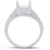 Pompeii3 Diamond Semi Mount 14k White Gold Engagement Setting - image 2 of 4