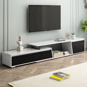 Kumasinova 70" Chic TV Console with 2 Drawers&1 Cabinet for TV up to 100",Stylish MDF Material Entertainment Center TV Stand for Living Room - 1 of 4