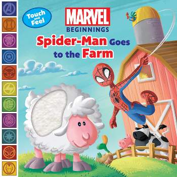 Marvel Beginnings: Spider Man Goes to the Farm - by  Steve Behling (Board Book)