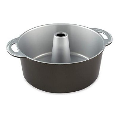 11.25" x 10" Silver Non-stick Aluminum Tube Cake Pan