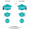 Big Dot of Happiness Teal 2026 Graduation Party Centerpiece Sticks - Table Toppers - Set of 15 - 4 of 4