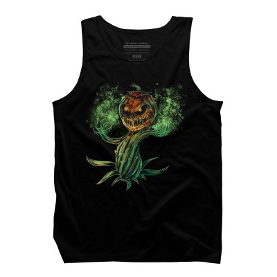 Men's Design By Humans Halloween Pumpkin Fun T-Shirt for Men Women By Dzuu Tank Top