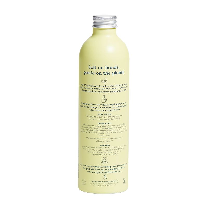 Grove Co. Hydrating Hand Soap - Wild Grass &#38; Neroli - 13 fl oz, 2 of 8