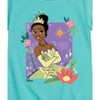 Girls' - Disney Princess - Tiana with Florals Fitted Short Sleeve Graphic T-Shirt - 2 of 4