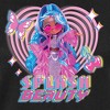 Women's - LOL Surprise! - Splash Beauty w/ Butterflies & Hearts Juniors Fitted Graphic T-Shirt - 2 of 3