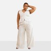 Rebdolls Women's Tillie Stripe Button Front Crop Top - 2 of 4