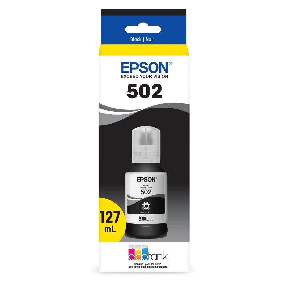 Photos - Ink & Toner Cartridge Epson 502 Single Ink Bottle - Black  (T502120-CP)