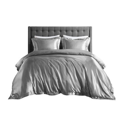 Gracie Mills Elizabeth 4-PC Satin Luxury Comforter Set
