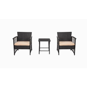 WestinTrends  3-Piece Outdoor Patio Conversation Set - 1 of 4