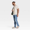 Men's Short Sleeve Slub Camp Button-Down Shirt - Goodfellow & Co™ - 3 of 3