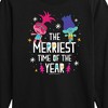 Boys' - Trolls - The Merriest Time Of The Year Poppy and Branch Long Sleeve Graphic T-Shirt - 2 of 4