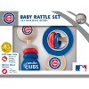 BabyFanatic Wood Rattle 2 Pack - MLB Chicago Cubs Baby Toy Set - 3 of 4