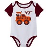 NCAA Virginia Tech Hokies Infant Boys' 3pk Bodysuit - 3 of 4