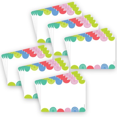 Creative Teaching Press Rainbow Drops Labels, 3-1/2" x 2-1/2", 36 Per Pack, 6 Packs