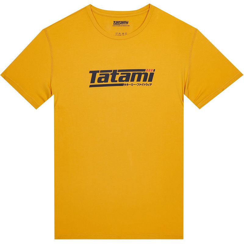 Tatami Fightwear Logo T-Shirt - Yellow/Black, 1 of 3