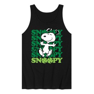 Men's - Peanuts - Snoopy Clover Dance Graphic Tank Top - 1 of 4