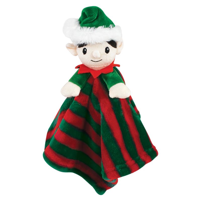 Hudson Baby Unisex Baby Plush Blanket with Security Blanket, Elf, One Size, 3 of 5