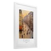 Stupell Industries Vintage Orange Paris Streets Framed Print Under Glass Art - 2 of 4