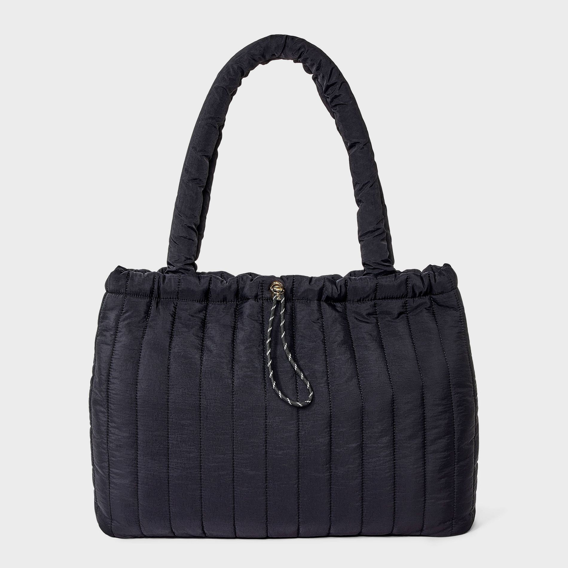 Quilted Drawstring Tote Handbag - Universal Thread™