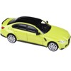 BMW M3 (G80) Sao Paulo Yellow with Black Top 1/64 Diecast Model Car by Paragon - 2 of 3