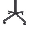 INFURNIC TV Stands and Consoles Mobile TV Stand with Adjustable Height and Locking Wheels for Living Room, Black, 53.15"*17.32"*18.9" - 3 of 4