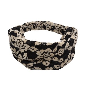 Unique Bargains Women's Rose Wide Fabric Headband 1 Pc - 1 of 4