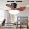 Bella Depot Modern Flush Mount Ceiling Fan with Lights and Remote - 4 of 4