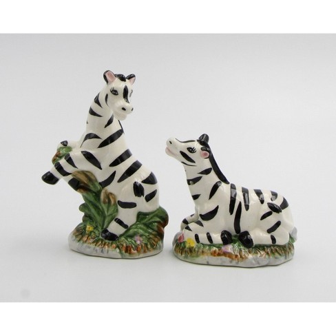 Kevins Gift Shoppe Ceramic Zebra Salt And Pepper Shakers - image 1 of 3