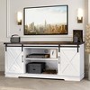 Farmhouse TV Stand for 65 Inch TV, Entertainment Center TV Media Console Table - 3 of 4