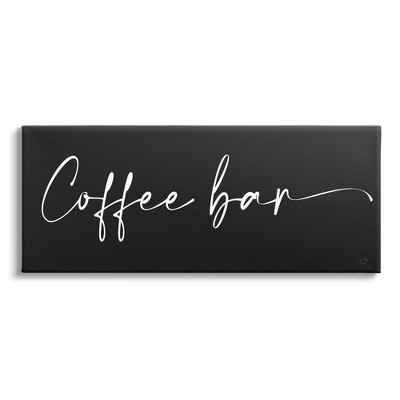 Stupell Industries Coffee Bar Classy Script Canvas Wall Art
