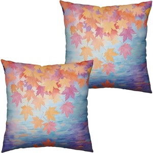 LISM Pillow Covers Cotton Linen Throw Pillow Case Set of 2 - 1 of 4