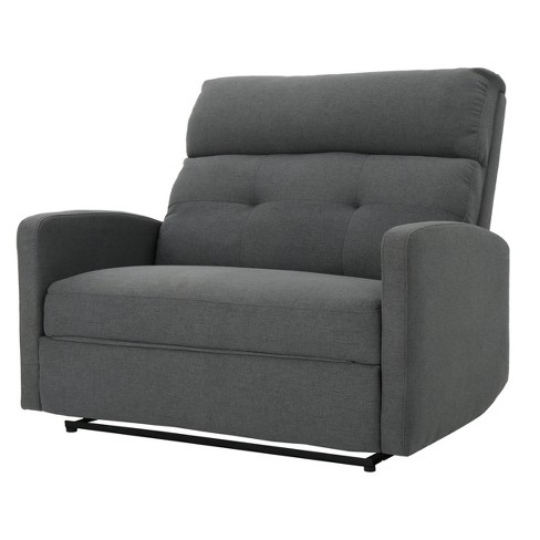 Halima 2 Seater Recliner Charcoal Christopher Knight Home