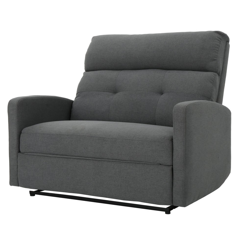 Photos - Chair Halima 2-Seater Recliner - Charcoal - Christopher Knight Home