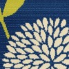 Cozumel Floral Patio Rug Blue/Green - 2 of 4