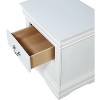 NicBex 15.75 inch Wide Nightstand with 2 Drawers,Side Table with Large Storage Space and Bracket Feet,Bedside Table for Bedroom,Living Room - 4 of 4