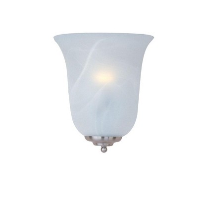 Maxim Lighting Essentials - 2058x 1 - Light Wall Light in  Satin Nickel