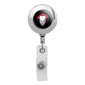 It Pennywise Come Home Metal Chrome Badge ID Card Holder Clip - 1 of 3