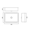 Fortune Candy 5.12'' Height Stainless Steel Rectangular Undermount Sink - 3 of 4