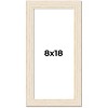 PosterPalooza | 8x18 Wide Barnwood Picture Frame, UV Acrylic, 6 Finishes - Grey, Brown, White, and Black - 2 of 4