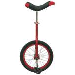 Fun Unicycle 16 inch Unicycle with Aluminum Rim Red